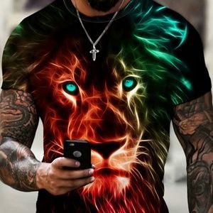 3D Lion Print